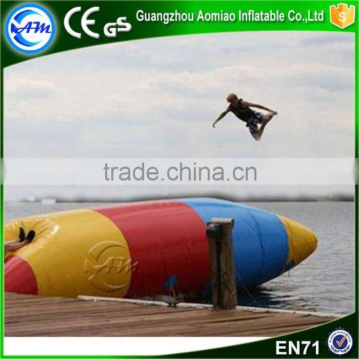 New design high quality colorful inflatable water blob jump for sale