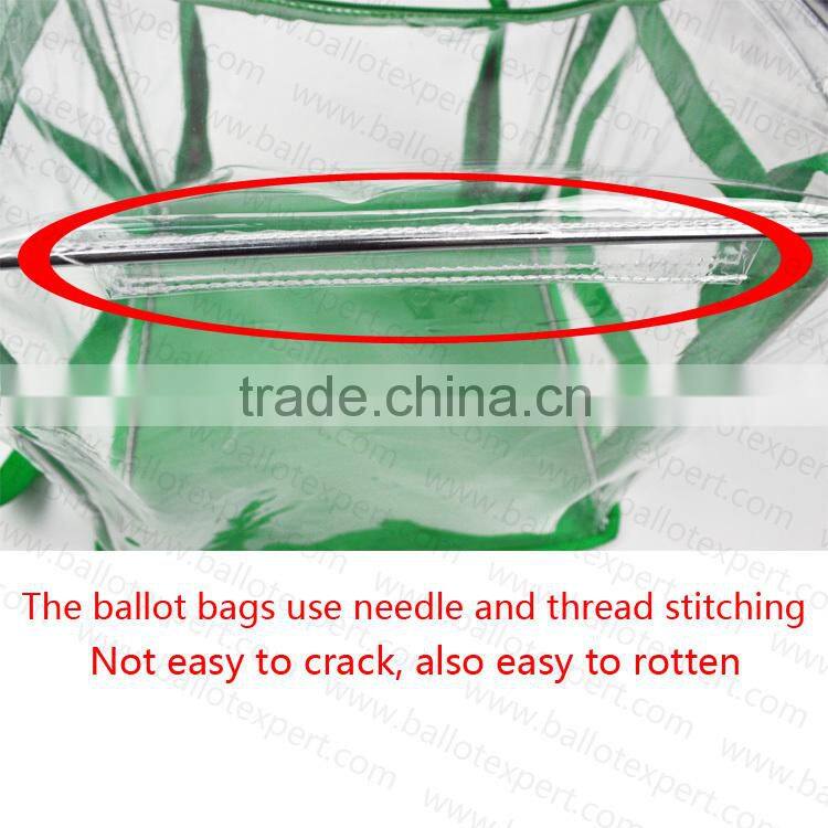 30L collapsible PVC ballot bag plastic pallet bag