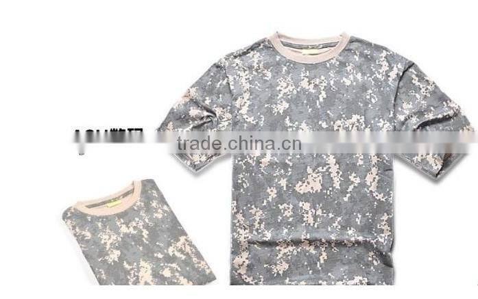 Military desert camouflage T shirt short sleeve