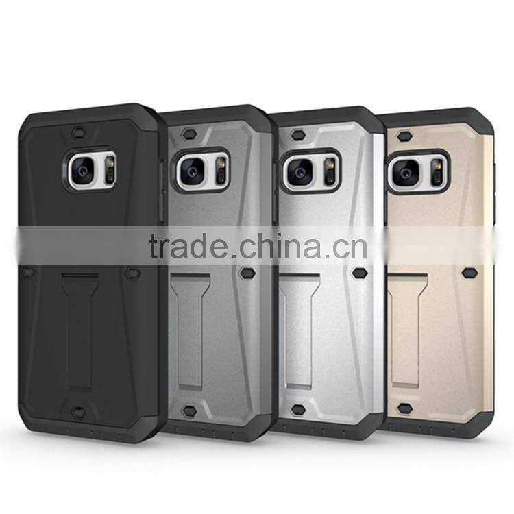 Wholesale Unique cell phone accessories For samsung Galaxy S7 Armored case PC+TPU Waterproof Mobile back cover case