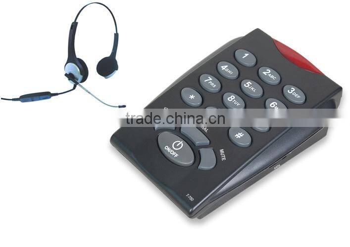 CHT-750 Call Center Headset Telephone dialpad