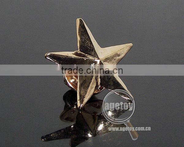 Gold Star Metal Badges