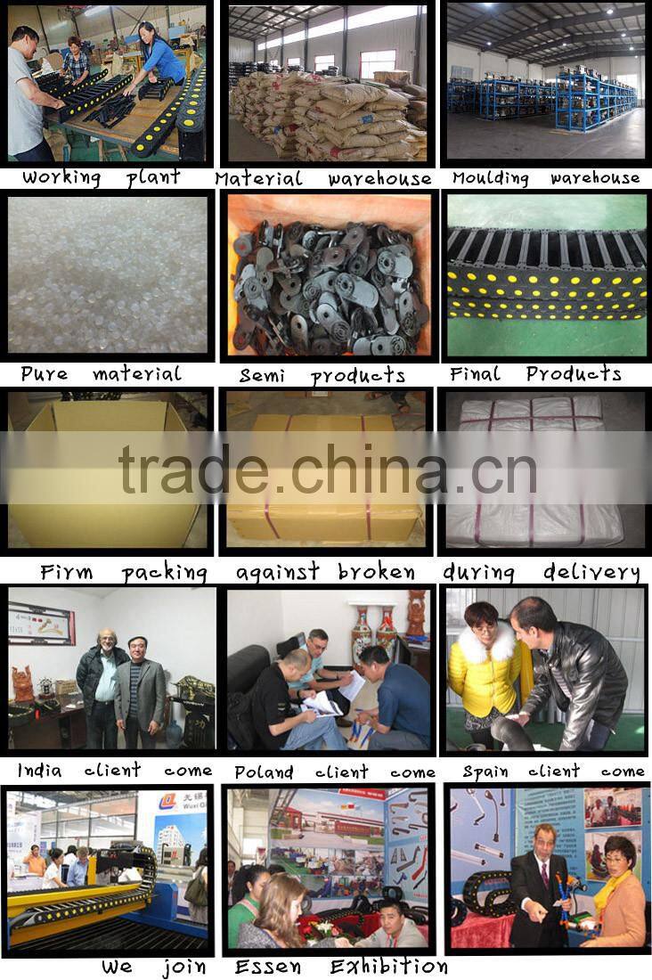 china PA CNC plastic drag chain