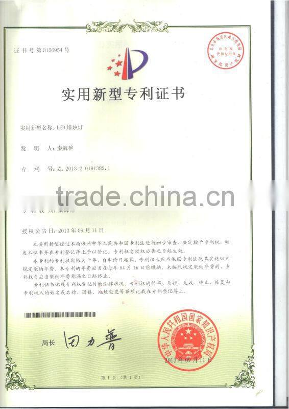 4W e12 tail shape led candle light with CE ROHS GS SA