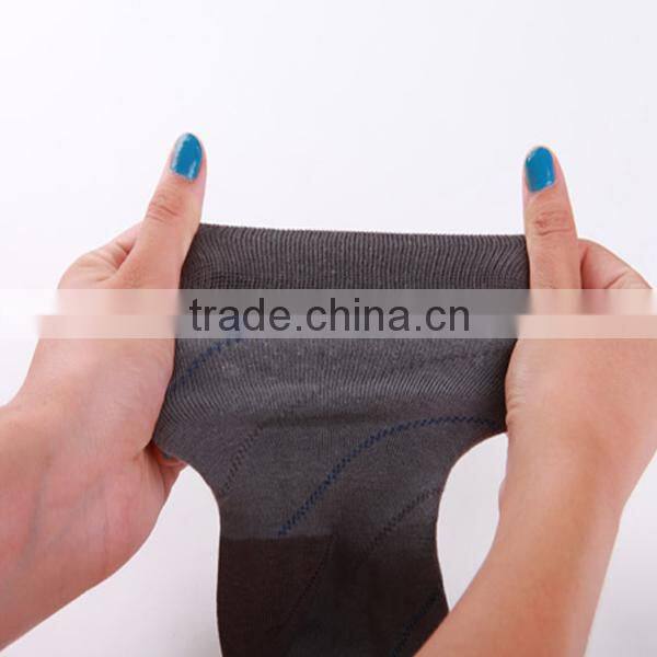 Wholesale Breathable Stripe Men Casual socks Bamboo Fiber tube bamboo charcoal socks