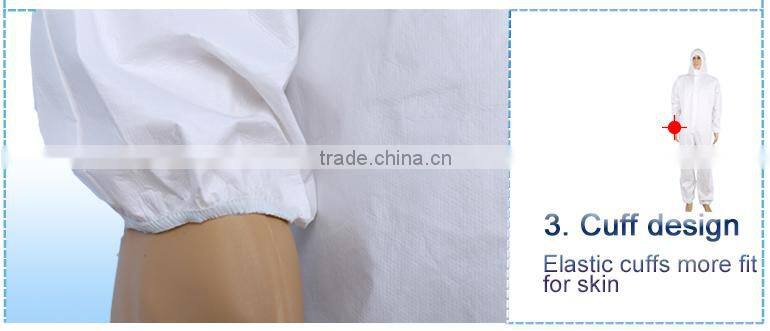Disposable non woven coverall