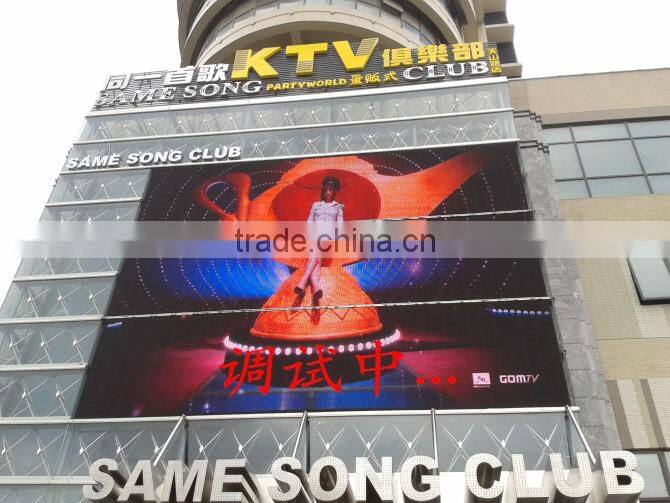 P10 red or full color screen xx video play & street mounted led display
