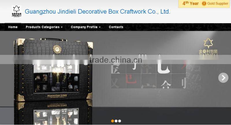 Top quality printing paper wine box