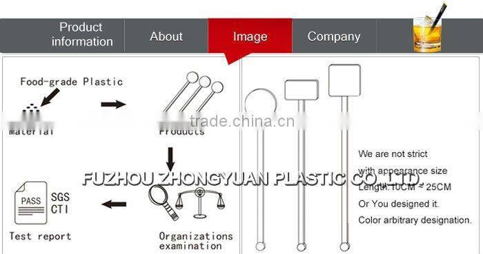 DOLE gift Promotion Stirrer/plastic drink bar stirrer