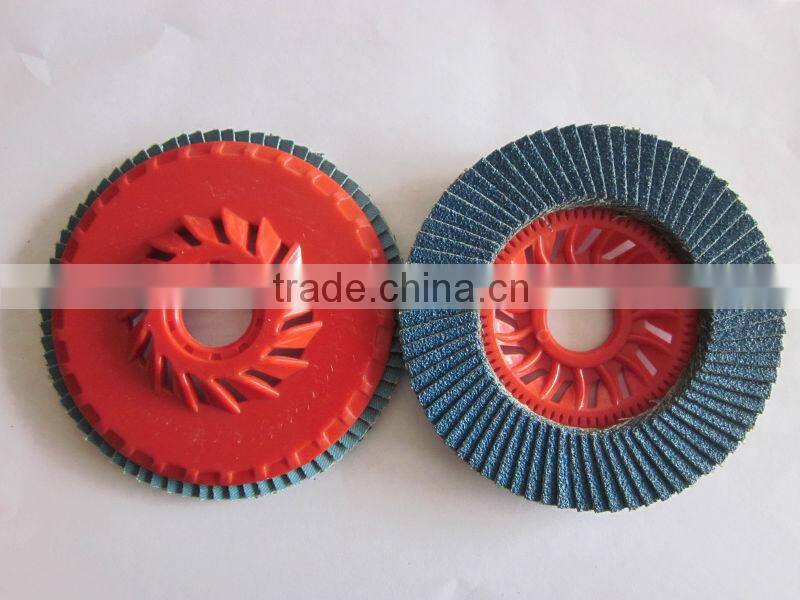 High quality flap disc T27 with plastic packing polishing s/s