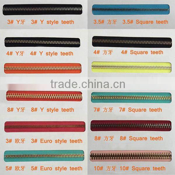 Wholesale #5 open end fancy style cheap price plastic zipper