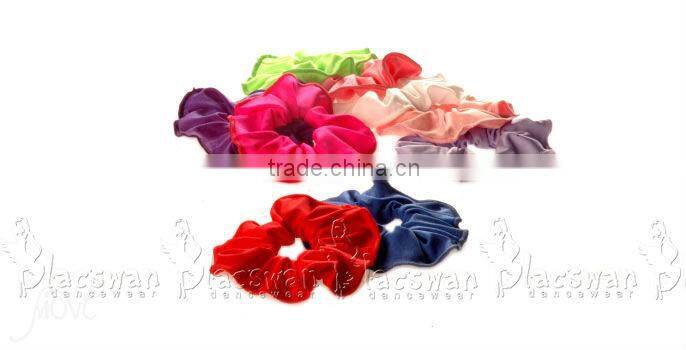 Cotton lycra hair scrunchies for dance hair accessories