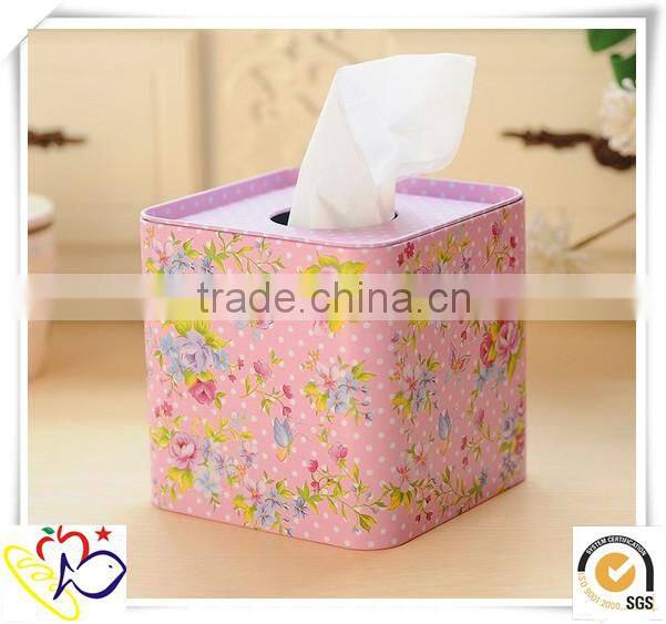alibaba china supplier metal tissue box/square shape small metal tin boxes/silver tin box
