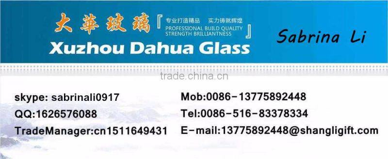 300ml clear glass flower vase bud vase on sale dahua