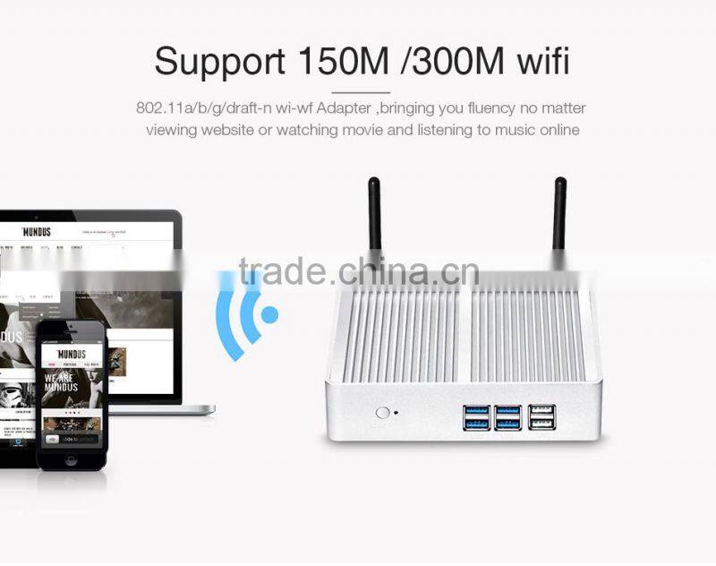 control computer embedded single board computer mini pc for school X32 4210Y core i5 1.5GHZ ddr3 vesa mount silver