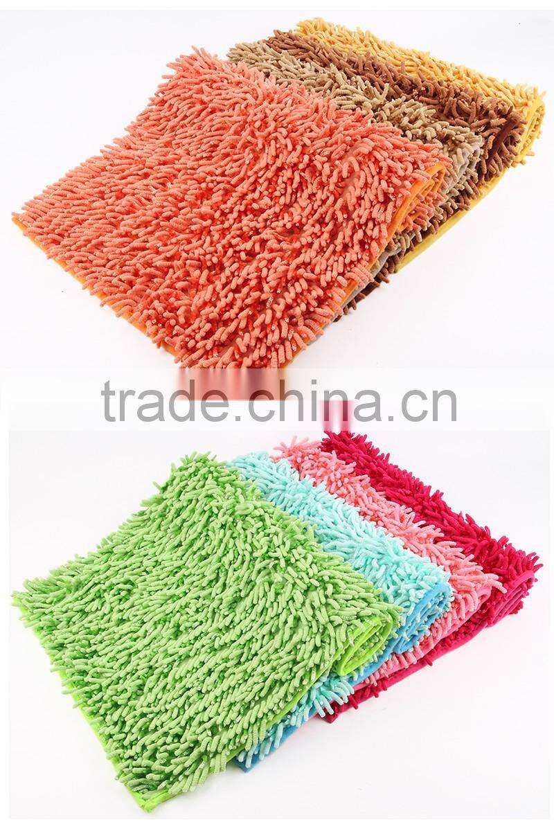 High quality comfortable polyester carpet for houseware/Hot Sale Modern Design Chenille Jacquard Carpet/ Rug Washable Antiskid