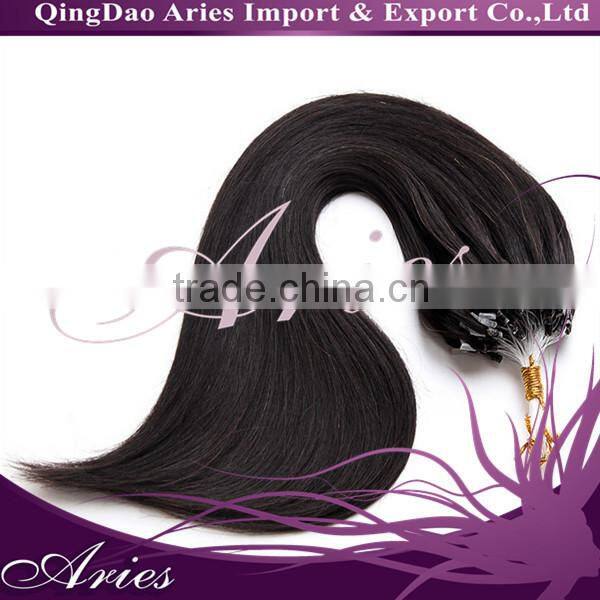 Straight Ombre Micro Ring Hair Extension in Dip Dye #1b to #613 100 strand/set 16-28 inch Women's Remy Micro Loop Hair Wholesale