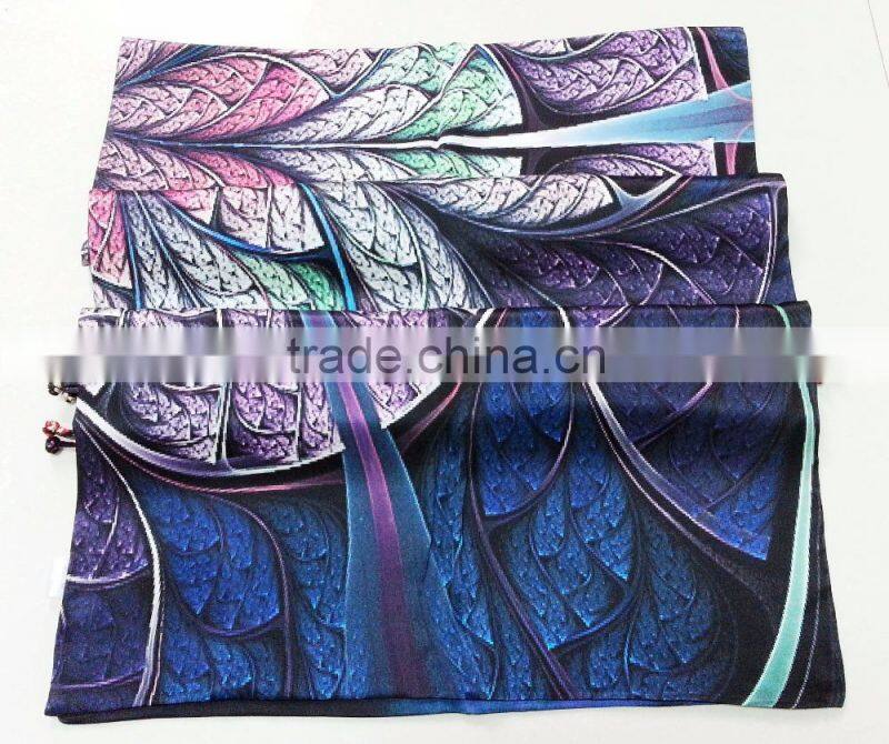 double-layer silk scarf