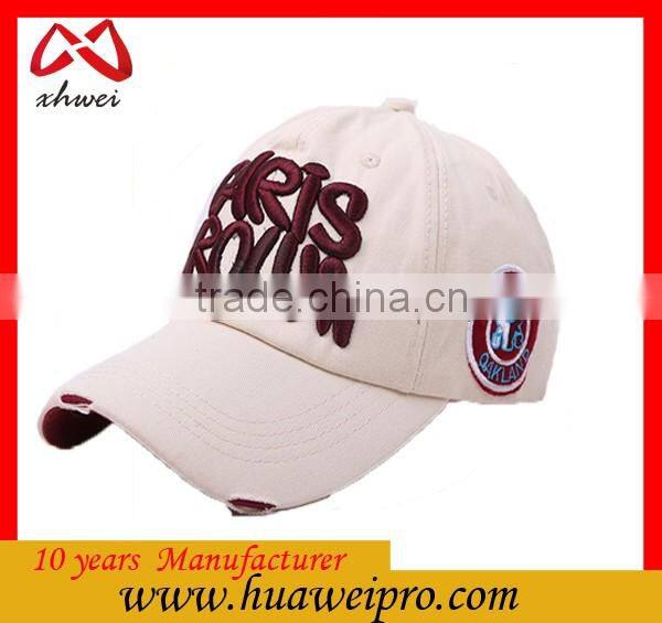 100% Cotton Twill Sport Hats Professional Custom Golf Cap Man Woman