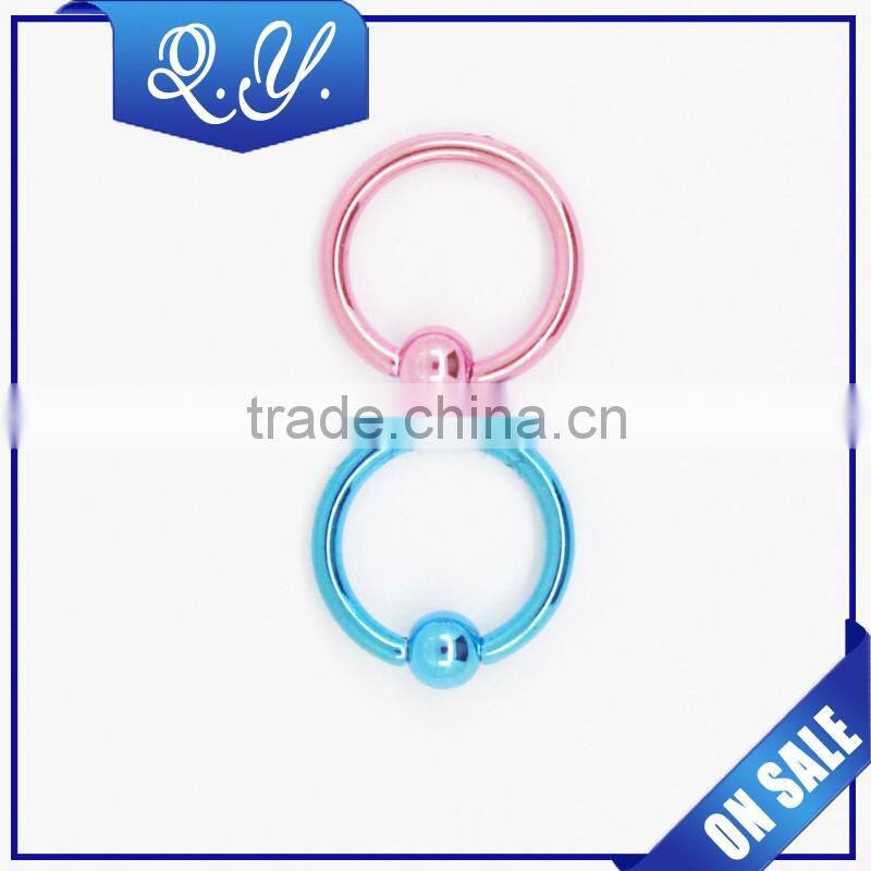 Nose Piercing Rings Jewelry Custom Cartilage Piercing Stainless steel Septum crystal nose rings