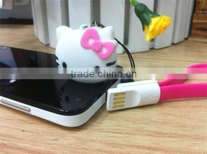 New mobile phone cartoon cables Colorful Magnet V8 Micro USB charger Cable for samsung galaxy note 3 S4 Lenovo HTC