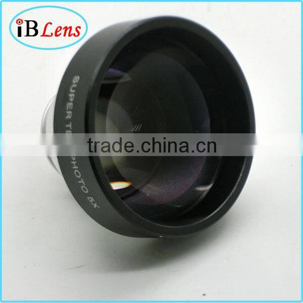 HOT New Product For 2015!High quality Circle Clip 5X super telephoto zoom camera lenses for mobile phone
