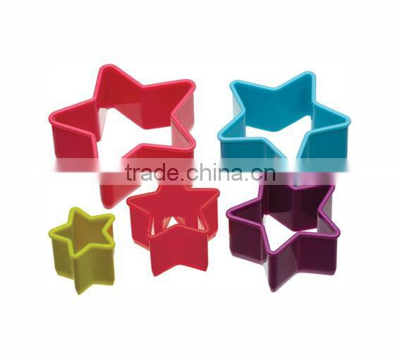 Multi-Shape Stainless Steel and ABS Cookie Cutter Set