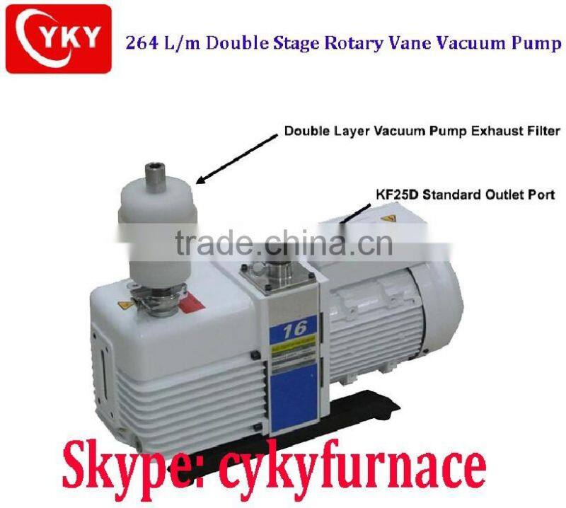 264 L/m Double Stage Rotary Vane Vacuum Pump with Exhaust Filter