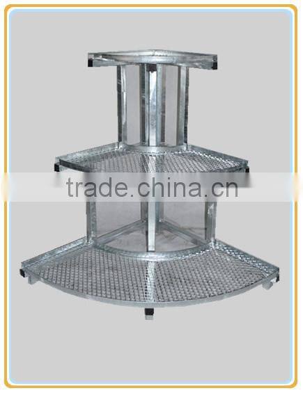 stainless steel display rack, showing style, show shelves