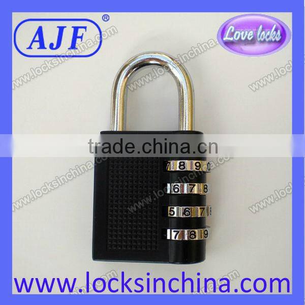 High quality blue travel suitcase padlock