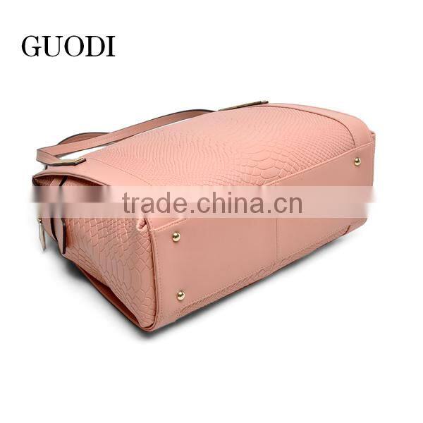 2016 fashion leather women bags handbag with cheap price