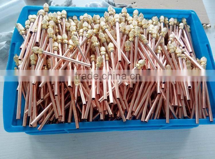 Air condition and refrigeration parts R134a charging copper needle valve 3/16''