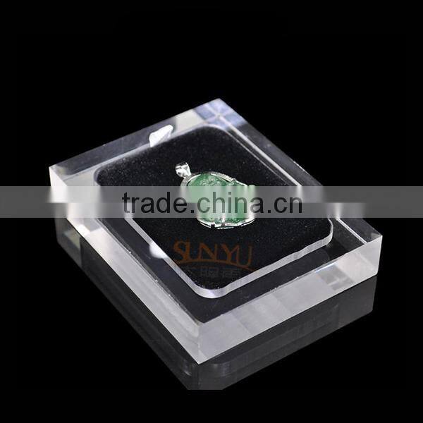 acrylic jewelry diamond packing box with lid