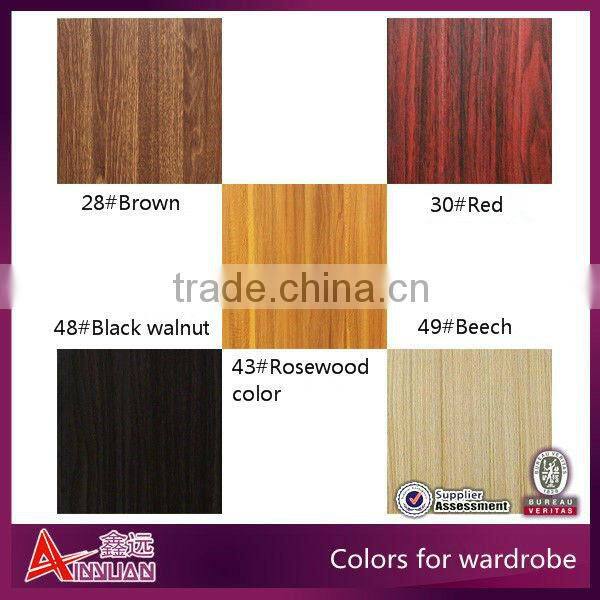 W972-28 South Africa design wood mirror wardrobe cheap wardrobe cabinets