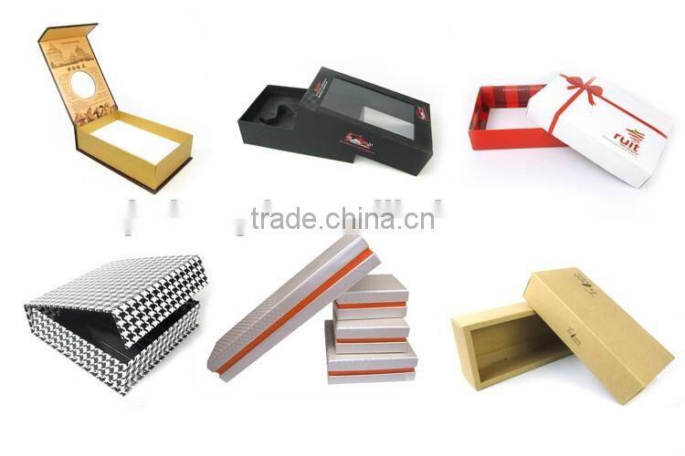 Custom cardboard paper magnetic folding gift box