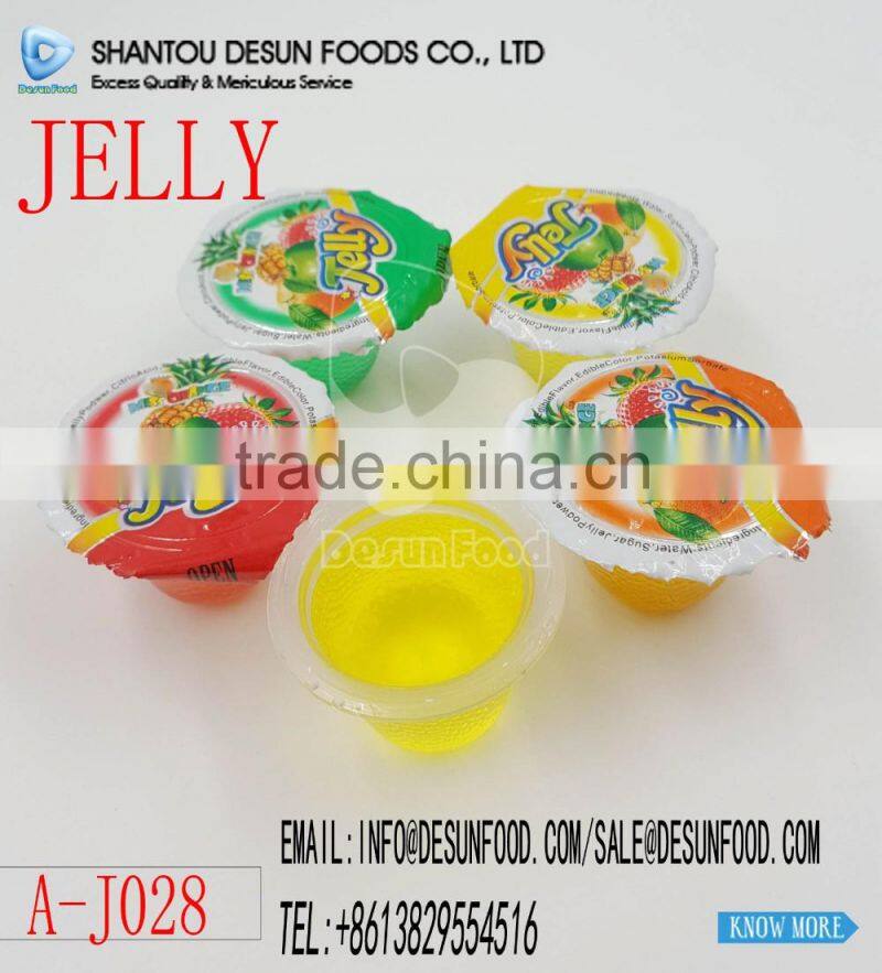 delicious fruit jelly candy in bag packing