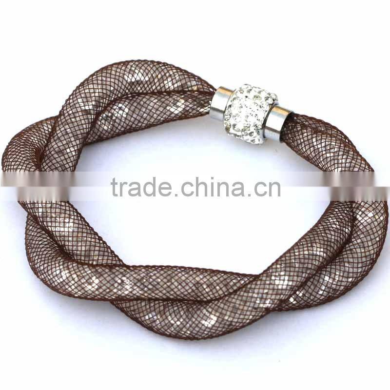 Crystal Beads Stardust Bracelet Slake Wrap Double Tour TENDANCE