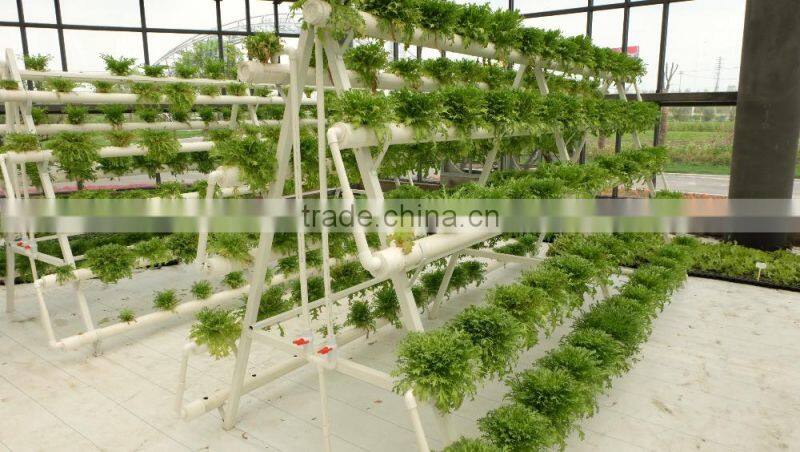 A type tower hydroponics system for greenhouse agriculture