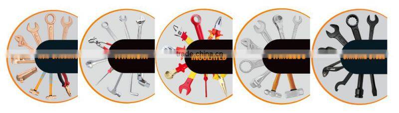 Rectangular Open End Fittings, non-sparking tools, non-magnetic tools, GS/FM/UKAS certificate, ATEX approved