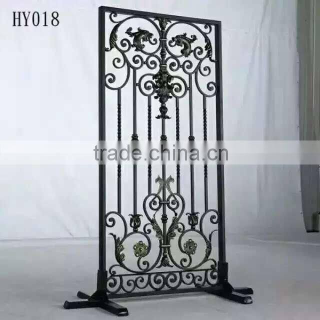 Top-selling ornamental wrought iron picket fencing for outdoor or home and garden factory in guangzhou