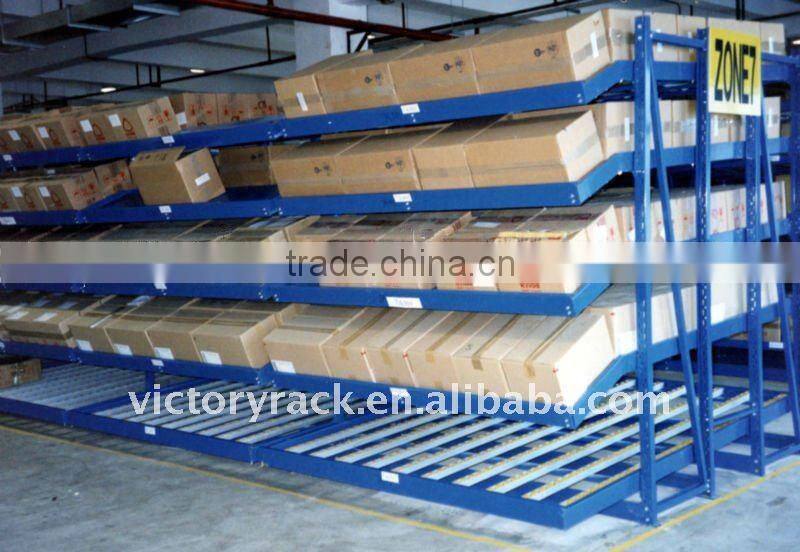 Carton Flow Racks,box flow rack,2 to 6 levels high for food factory or picking warehouse
