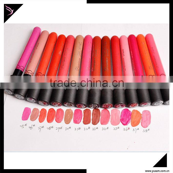 YS waterprood 38 colors long lasting lipgloss