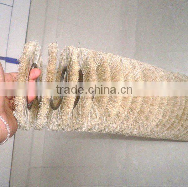 horse hair spiral brush