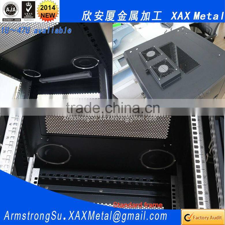 XAX4732 42U leveling feet removable side panel adjustable rack heavy duty casterscomputer pc enclosure chassis case shell casing