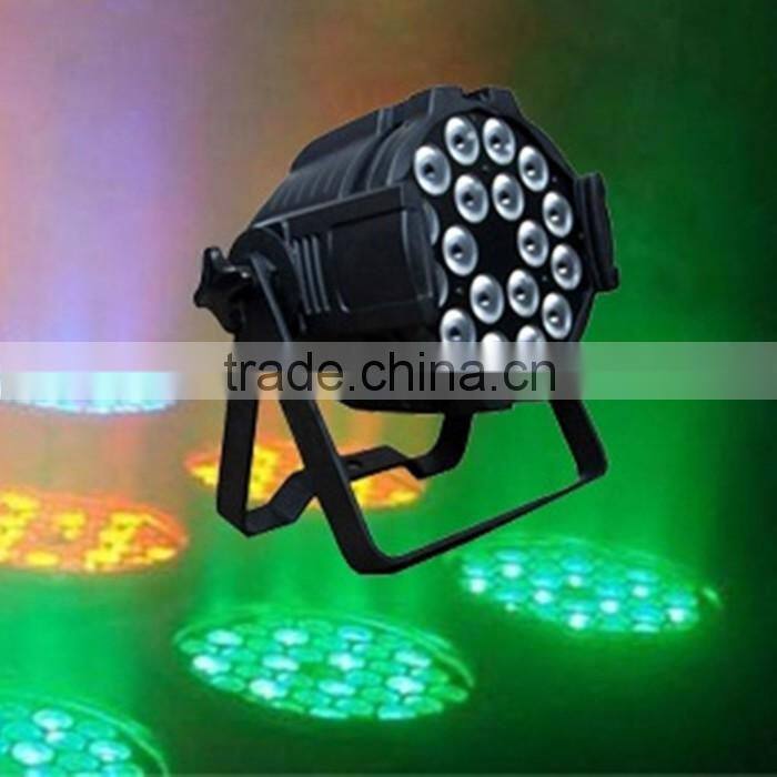 RGBWAP 6IN1 LED stage par 18*18w indoor led par 32 light for disco