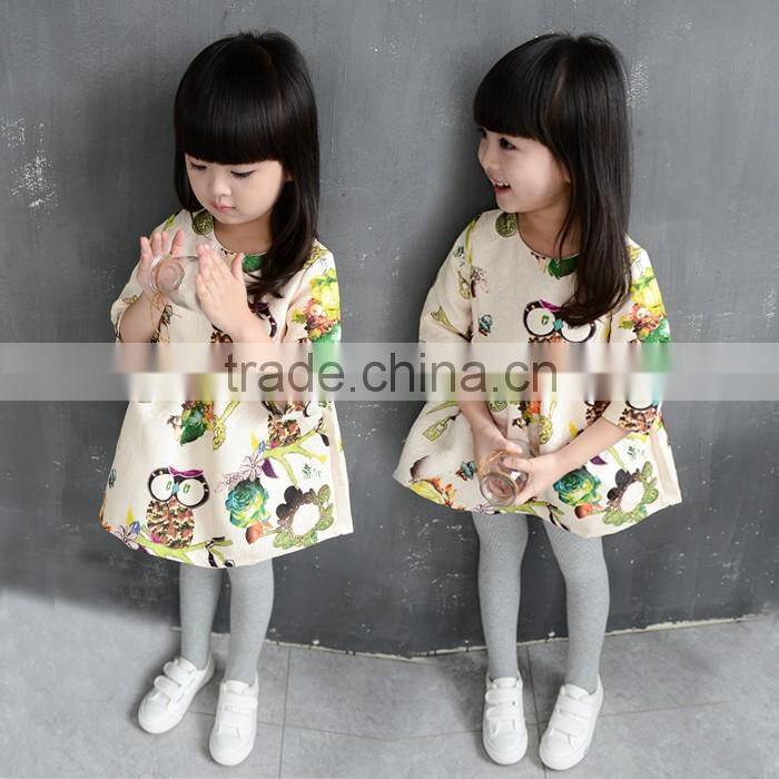 2015 Spring New Fashion Kid Child Clothes Western Casual Party Girls Dress