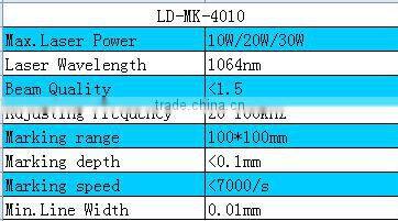 eastern company logo laser marking machine on glass metal paper price (professional manufacturer0