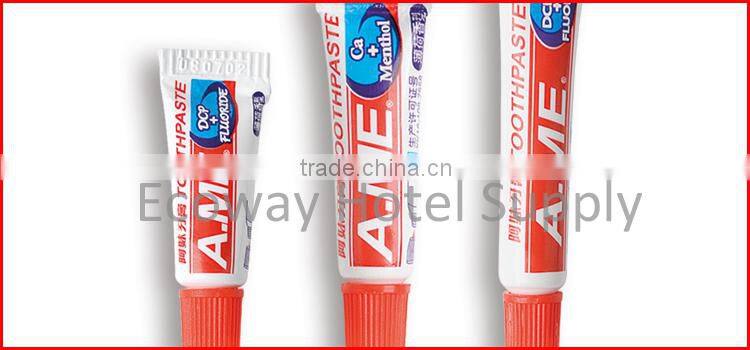 OEM Manufacture High Quality Mini Disposable Hotel Toothpaste