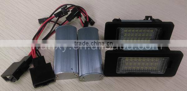 Auto car parts for AUDI Q5 LED canbus license plate light for Audi Q5/A4 4D 5D/S5/A5/TT