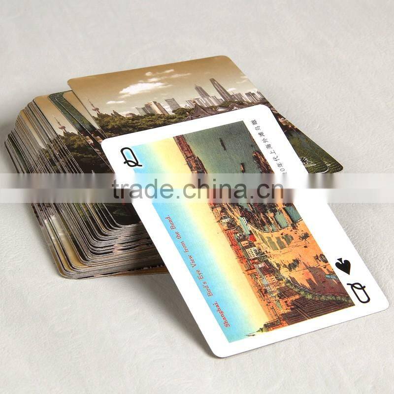 Combining strong fashion with tradition Shanghai impression playing cards